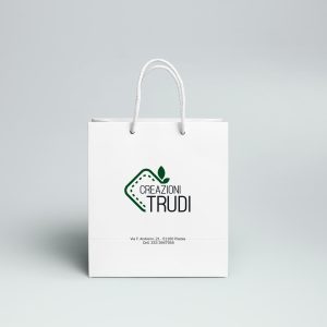 Creazione logo e stampa shopper per "Creazioni Trudi"